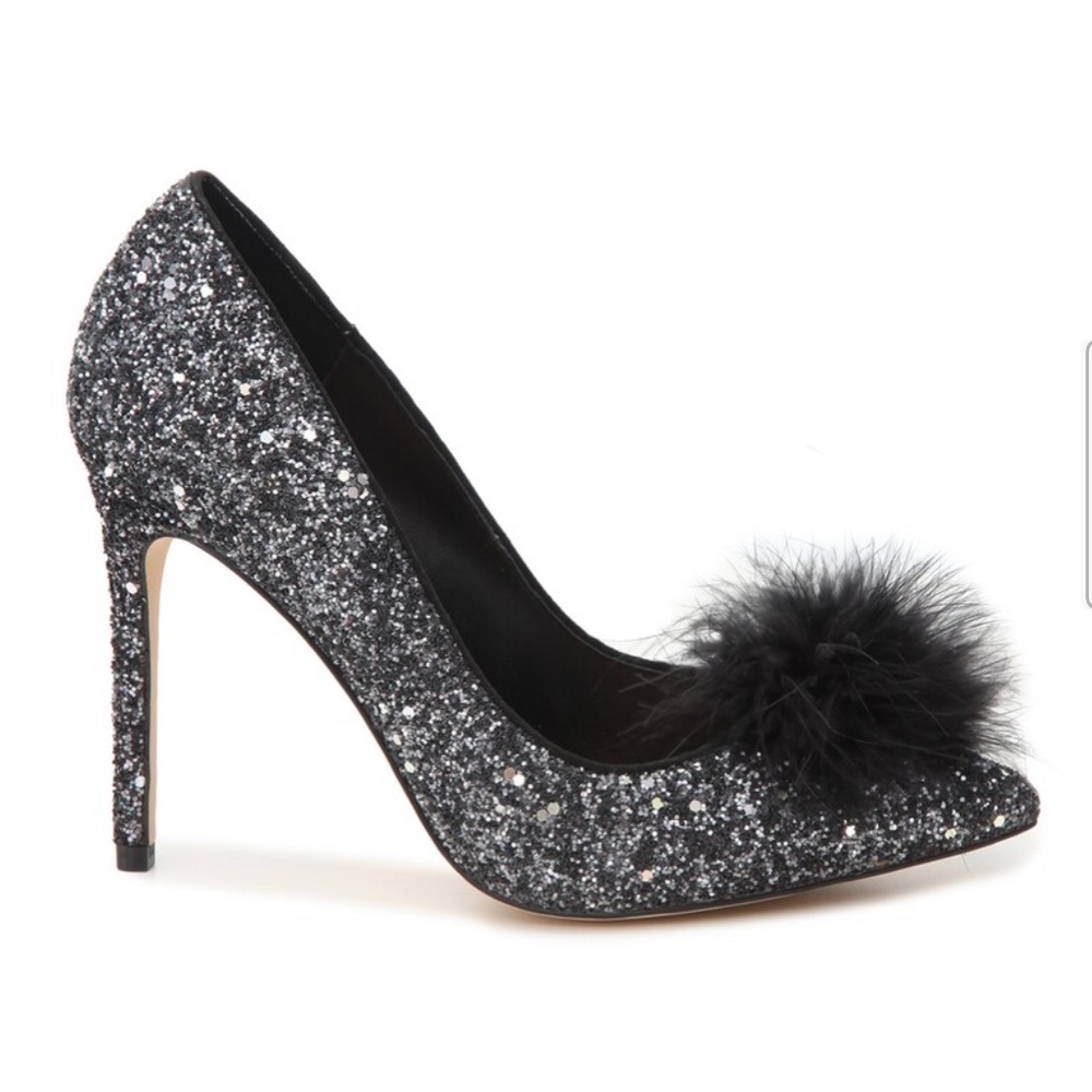 Sparkle / feather pompom Taraclia Mix No. 6 Pumps